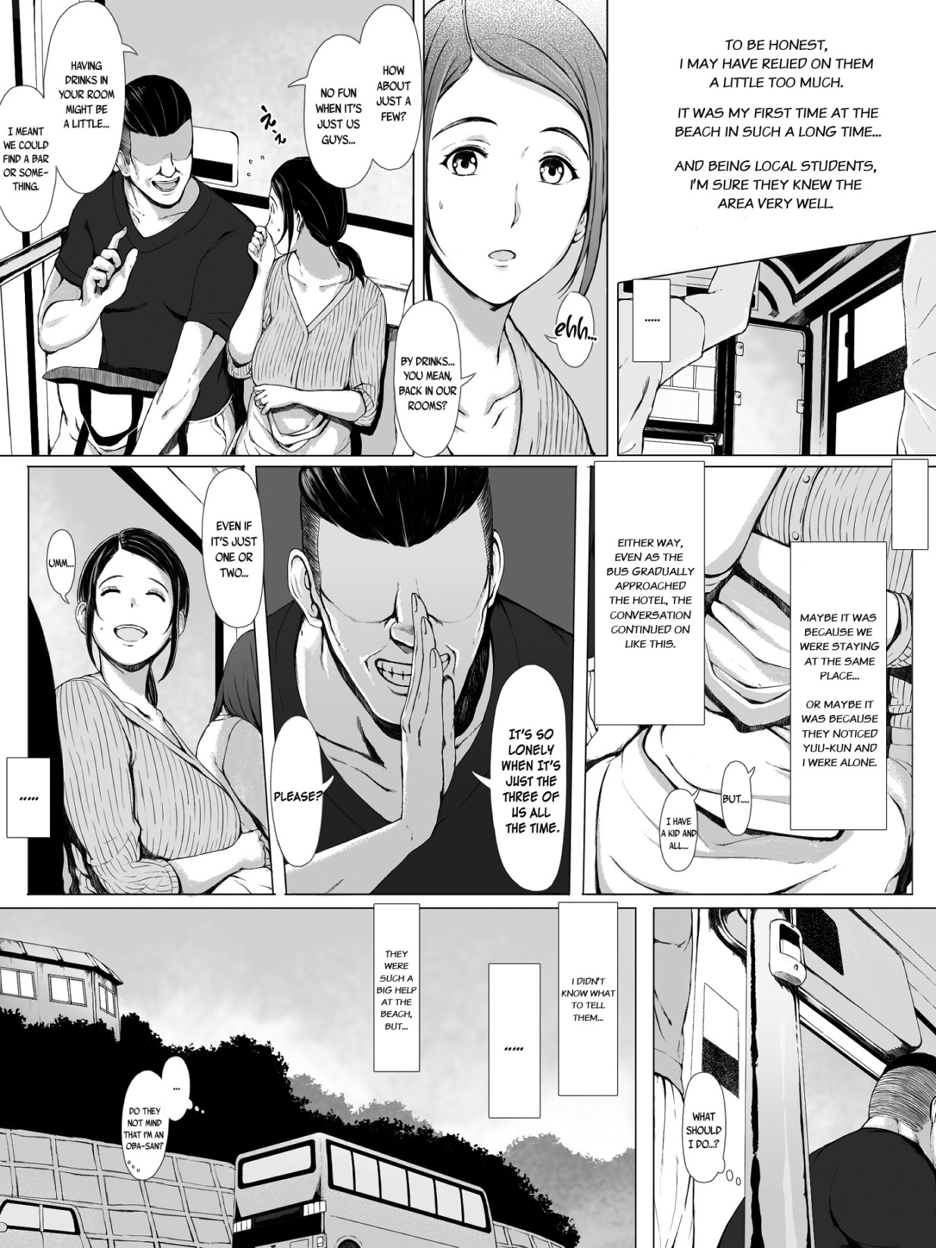 Hentai Manga Comic-The Mother Fucker -The Time When a Gentle Mother Was Targeted By a Young Womanizer--Read-10